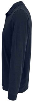 Sols Unisex Prime Pique Polo voor volwassenen met lange mouwen (Franse marine) Navy - XL
