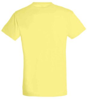 Sols Unisex Regent T-shirt voor volwassenen (Lichtgeel)