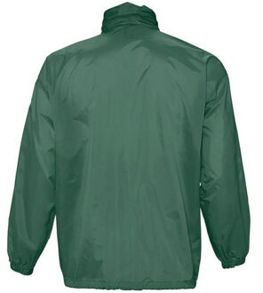 Sols Unisex Surf Windbreaker Lichtgewicht Jasje (Bosgroen)