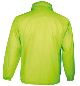 Sols Unisex Surf Windbreaker Lichtgewicht Jasje (Neon Groen) - 2XL