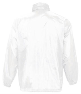 Sols Unisex Surf Windbreaker Lichtgewicht Jasje (Wit) - XL