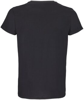 Sols Unisex volwassen Crusader gerecycled T-shirt (Diep zwart) - L