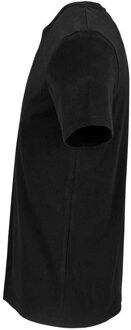 Sols Unisex volwassen Odyssey gerecycleerd T-shirt (Zwart) - maat L