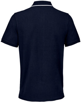 Sols Unisex Volwassen Palermo Polo Shirt (Frans Marineblauw/Wit) - maat L Navy/blauw