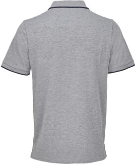 Sols Unisex Volwassen Palermo Polo Shirt (Grijs Marl/Frans Marineblauw) - L