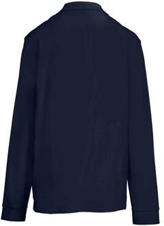 Sols unisex volwassen piqué poloshirt met lange mouwen (Franse marine) - maat L Navy