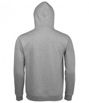 Sols Unisex Volwassenen Spencer Hooded Sweatshirt (Grijze Mergel) - maat 3XL Grijs