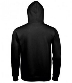 Sols Unisex Volwassenen Spencer Hooded Sweatshirt (Zwart) - maat S