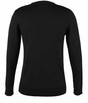 Sols Vrouwen/dames Golden V Neck Cardigan (Zwart) - XL