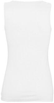Sols Vrouwen/dames Jane Sleeveless Tank / Vest Top (Wit) - L