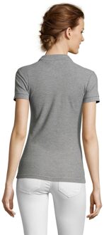 Sols Vrouwen/dames Mensen Pique Korte Mouw Katoenen Poloshirt (Grijze Mergel) - maat 3XL Grijs