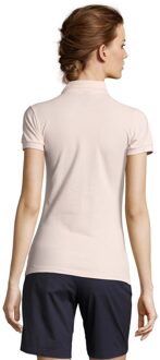 Sols Vrouwen/dames Mensen Pique Korte Mouw Katoenen Poloshirt (Lichtroze) - maat