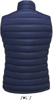 Sols Vrouwen/dames Wilson Lichtgewicht Gewatteerde Bodywarmer (Franse marine) - maat Navy
