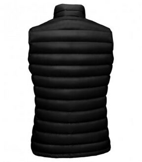 Sols Vrouwen/dames Wilson Lichtgewicht Gewatteerde Bodywarmer (Zwart) - maat