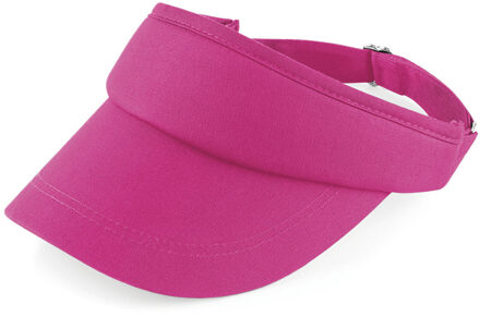 Sols Zonneklep - fuchsia roze - volwassenen - sportieve zonneklep