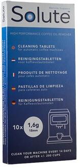 Solute Universele Reinigingstabletten Tbv Koffie Machine - 10 Tabletten - 1,6 Gram