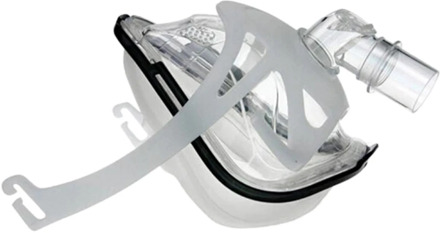 Solve the Snore Mask BMC FM1A Full Face Mask for CPAP Bipap Machine COPD Snoring and Sleep Therapy Connect Face and Hose with He