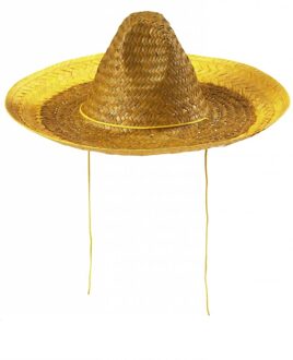 Sombrero geel 48cm Geel - Beige - Creme