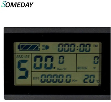 SOMEDAY 24V36V48V72V Electric Bicycle Accessories Ebike Kunteng Kt Lcd 3 Display Electric Bicycle Computer for Ebike Parts