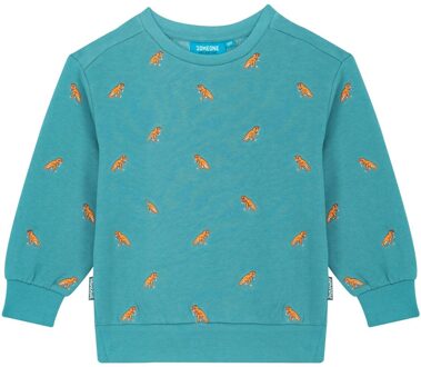 Someone Jongens sweater - Petrol blauw - Maat 140