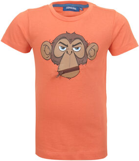 Someone Jongens t-shirt - Bondi-SB-02-E - Helder oranje - Maat 116