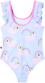 Someone meisjes badpak Pastel blue - 98-104