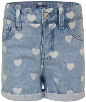 Someone Meisjes jeans short - Coeur-SG-30-D - Blauw denim - Maat 128