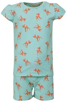 Someone Meisjes pyjama - Pjay-SG-66-B - Licht aqua blauw - Maat 104