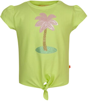 Someone Meisjes t-shirt - Mare-SG-02-E - Fluo geel - Maat 98