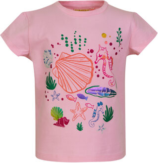 Someone Meisjes t-shirt - Rhodos-SG-02-C - Licht roze - Maat 98