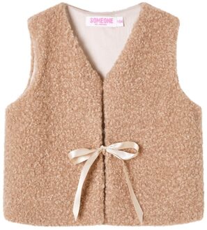 Someone winter gilet meisjes - beige - no sleeve - Aida - maat 104