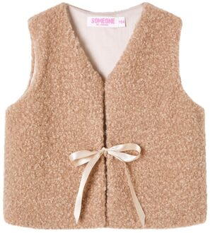 Someone winter gilet meisjes - beige - no sleeve - Aida - maat 116