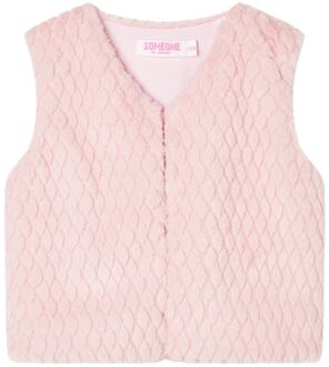 Someone winter gilet meisjes - licht roze - Lizanne - maat 98