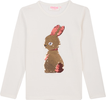 Someone winter t-shirt meisjes - beige - longsleeve - Aida - maat 104