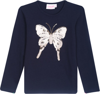 Someone winter t-shirt meisjes - navy blauw - longsleeve - Scottie - maat 140