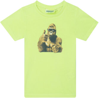 Someone Zomer t-shirt jongens - geel - dries - Maat 98