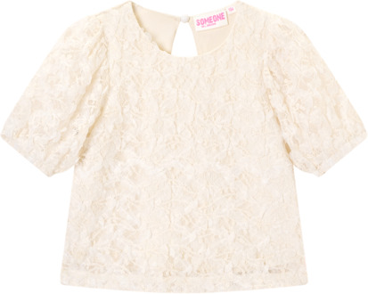 Someone zomer t-shirt meisjes - ecru-Aisha-Sg-21-H - Maat 98