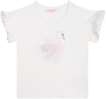 Someone Zomer t-shirt meisjes - ecru - amanda - Maat 116