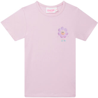 Someone Zomer t-shirt meisjes - roze - becca - Maat 98