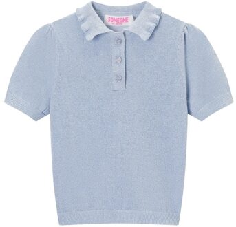 Someone Zomer trui meisjes - blauw - anouk - Maat 98