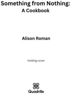 Something From Nothing - Alison Roman