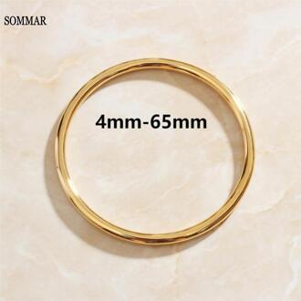 SOMMAR roestvrijstalen kleur bedels armband Simple Heritage Gold/Rose Gold Wedding Armband Sieraden Europese stijl Licht Geel Goud Kleur