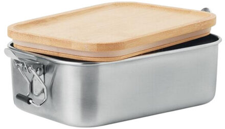 Sonabox roestvrijstalen lunchbox 750ml Bruin/groen - One size