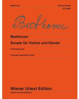 Sonate Für Violine Und Klavier - Wiener Urtext Edition - Ludwig van Beethoven