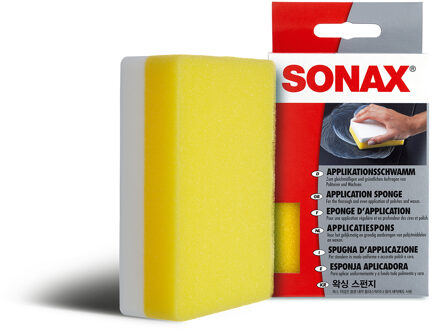 Sonax applicatiespons 15 cm geel/wit