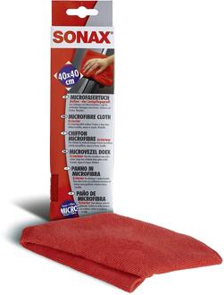 Sonax microvezeldoek exterieur 40 x 40 cm rood