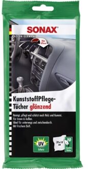 Sonax reinigingsdoekjes Ruiten 20 x 18 cm microvezel 10 stuks Groen