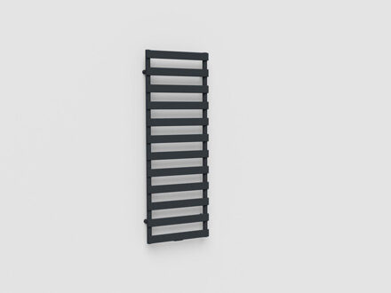 Sondrio radiator 1385x500mm 608W as=Onderzijde mat zwart Zwart mat