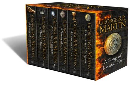 Song Of Ice & Fire A-format 6 Volume Box Set - Boek George R.R. Martin (0007477163)