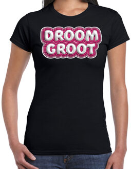 Song T-shirt voor festival - droom groot - Europa - zwart - dames - Joost - fan XS